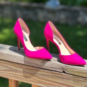 INC. stilettos. Deep Fuscha. Size 5